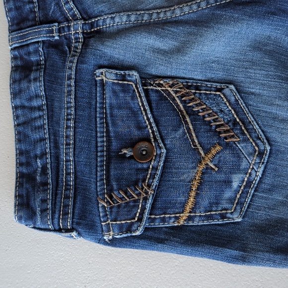 Bke Sabrina denim blue jeans buckle women's size 30x35.5 30 x 35.5 - Picture 10 of 12